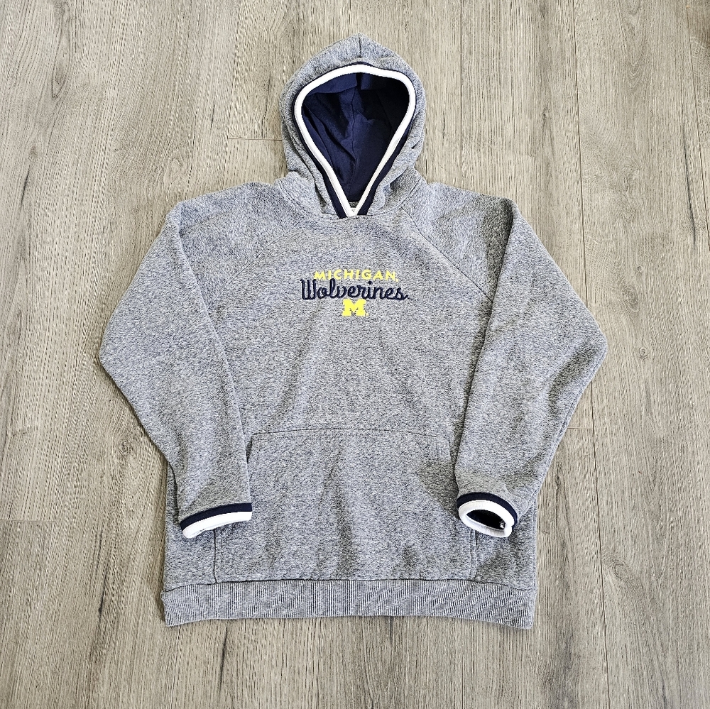 Champion Michigan Wolverines Pullover Hoodie Mens Size Large